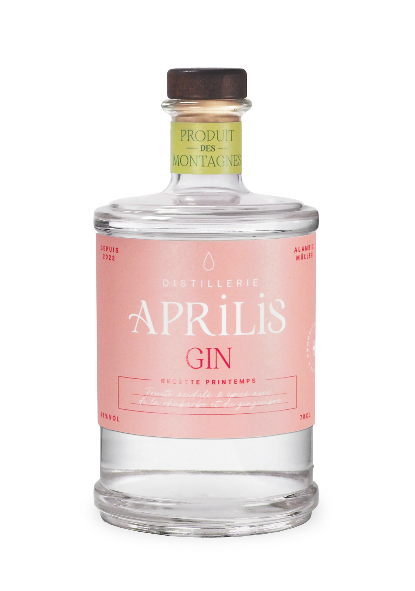 Gin Bio - Recette Printemps 41° 70cl